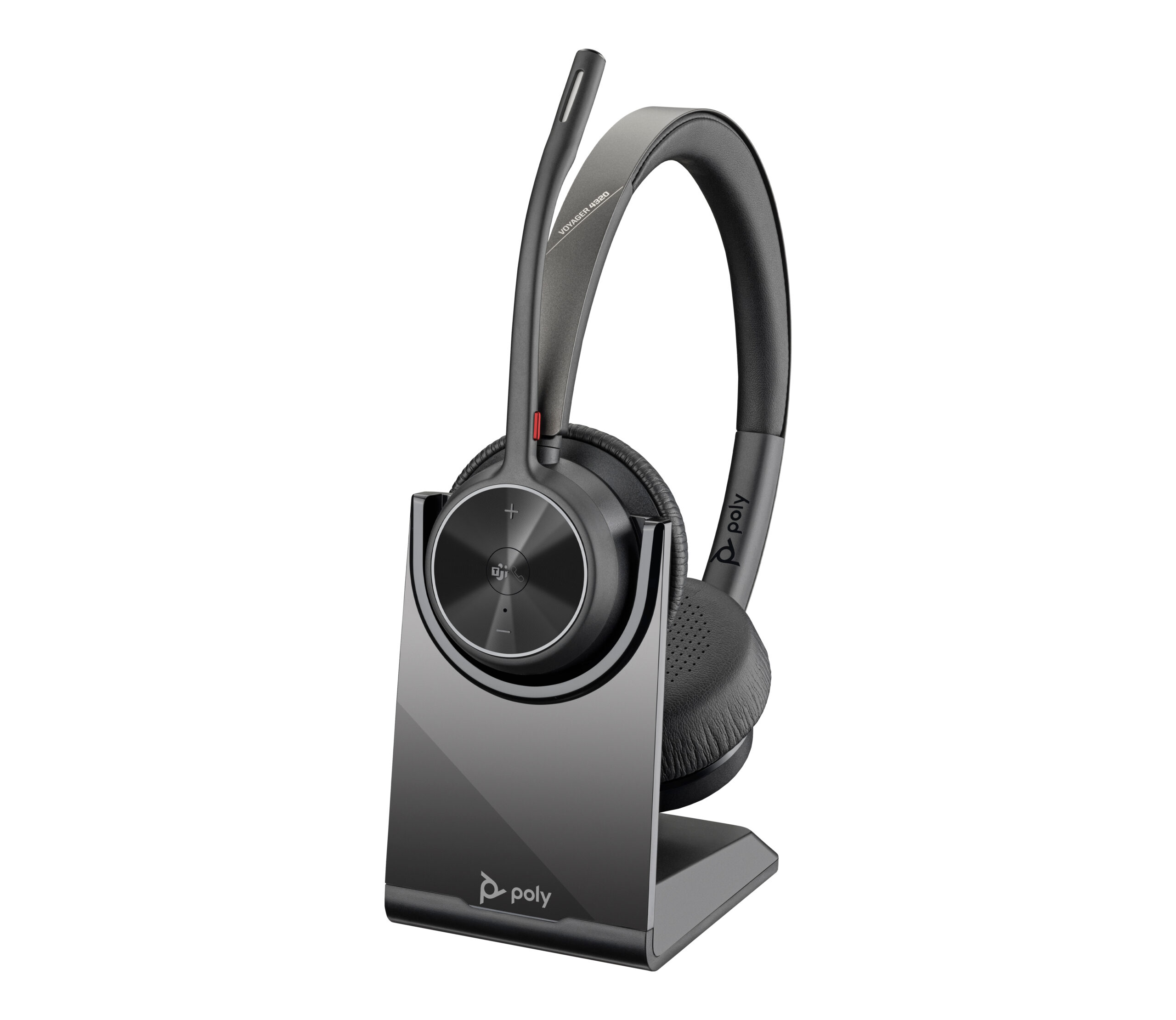 HP Poly Voyager 4320 Microsoft Teams Certified Headset + BT700 dongle + oplaadstatief - Afbeelding 4