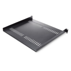 StarTech.com 1U Server Rack Schap - Universele Geventileerde Rack Mount Cantilever Shelf voor 19" Netwerk Kast & Apparatuur - Heavy Duty Staal - Capaciteit 20kg - Diepte 41cm (16”) - Zwart - Afbeelding 2