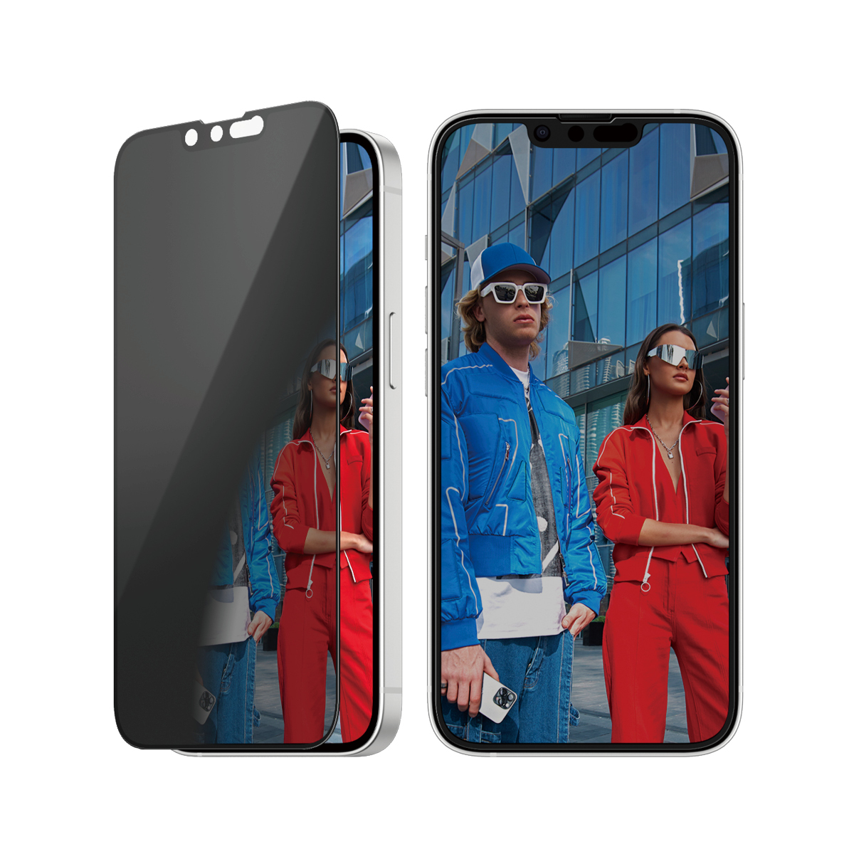 PanzerGlass ® 2-Way Privacy Screen Protector iPhone 17e | 16e | 14 | 13 | 13 Pro | Ultra-Wide Fit w. EasyAligner Doorzichtige schermbeschermer Apple 1 stuk(s)