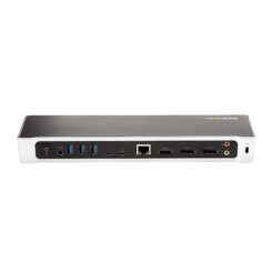 StarTech.com 4K USB-C Dock, Triple UHD 4K Monitor Docking Station, Mac & Windows, USB C to HDMI & DisplayPort, 60W Power Delivery, 5x USB 5Gbps Hub - Afbeelding 4