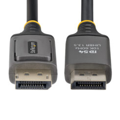 StarTech.com 50cm DisplayPort 2.1 Kabel, VESA Gecertificeerde DP54 DisplayPort Kabel, Ongecomprimeerde 8K 60Hz, 8K 144Hz/4K 240Hz met DSC 1.2a, DP 2.1 Kabel - Afbeelding 6