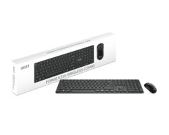 MSI FORGE K210 WIRELESS COMBO toetsenbord Inclusief muis Thuis/Werk USB Zwart - Afbeelding 6