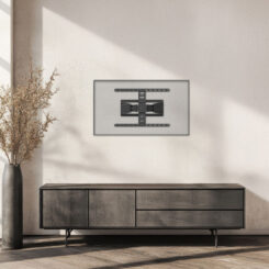 ACT Full motion tv wandsteun, 43" tot 90", ultradun, VESA - Afbeelding 3