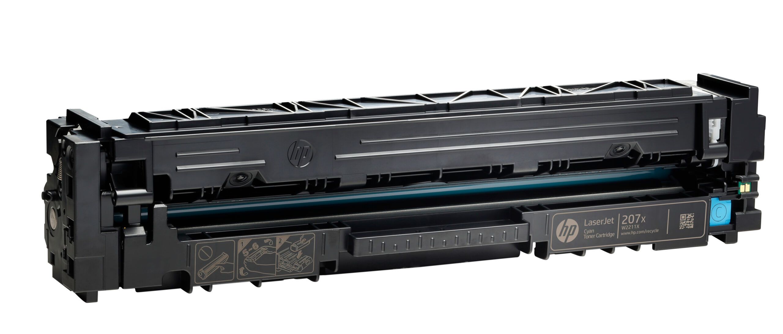 HP 207X originele high-capacity cyaan LaserJet tonercartridge - Afbeelding 3