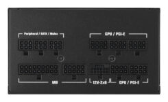 ASUS TUF-GAMING-1200G-EVO power supply unit 1200 W 20+4 pin ATX ATX Zwart - Afbeelding 4