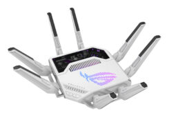 ASUS ROG Rapture GT-BE19000AI draadloze router 10 Gigabit Ethernet Tri-band (2,4 GHz / 5 GHz / 6 GHz) Wit - Afbeelding 3