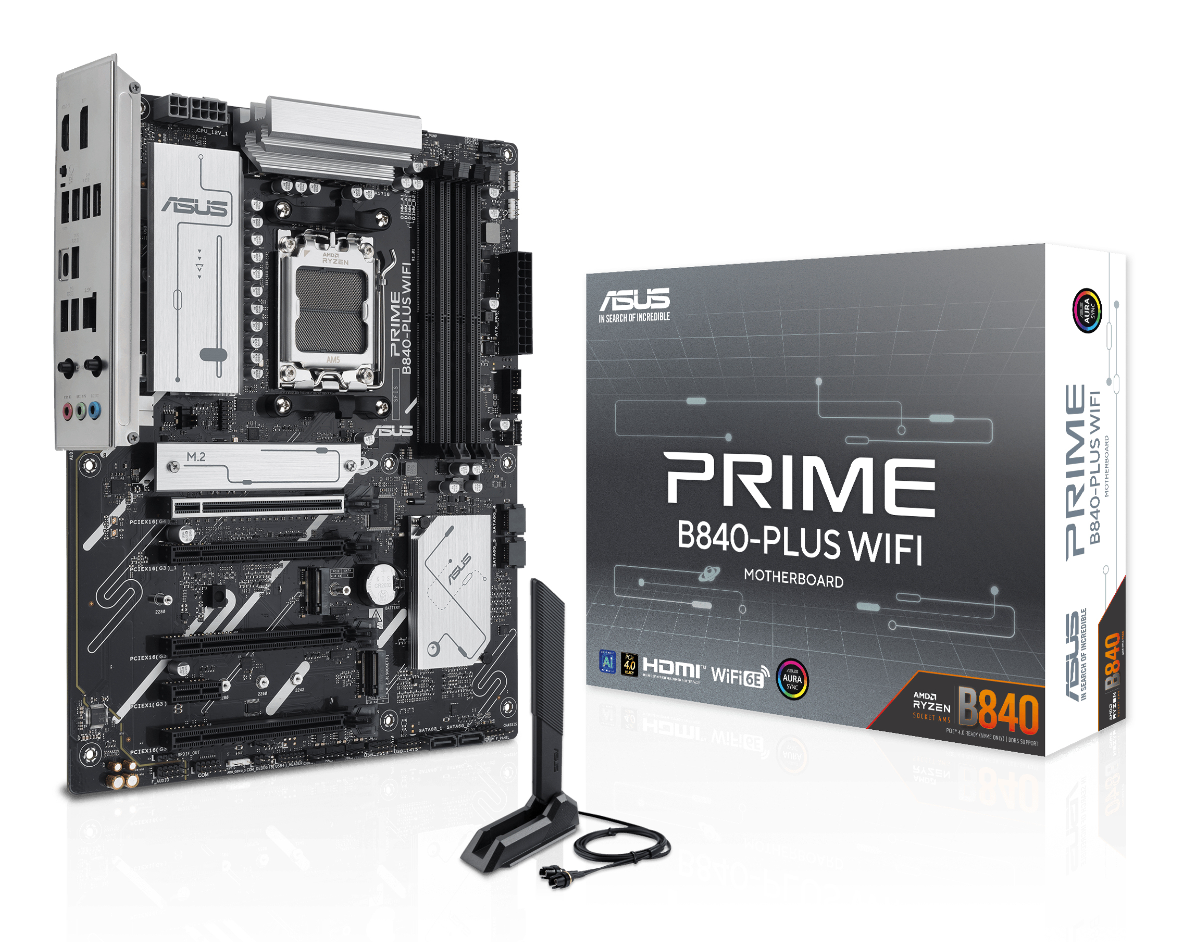 ASUS PRIME B840-PLUS WIFI AMD B840 Socket AM5 ATX - Afbeelding 2