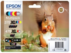 Epson Squirrel 378XL/478XL Eekhoorn Claria Photo HD multipack zeskleureninkt