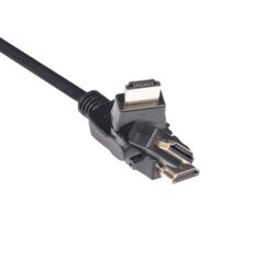 CLUB3D HDMI 2.0 4K60Hz UHD 360 Graden roterende kabel 2 meter - Afbeelding 4