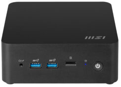 MSI CUBI NUC 1MG-244BEU PC/workstation barebone 0.84L sized PC Zwart 100U Intel SoC