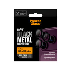 PanzerGlass ® Hoops® Camera Lens Protector Black iPhone 2026 Pro | 2026 Pro Max Doorzichtige schermbeschermer 1 stuk(s) - Afbeelding 4