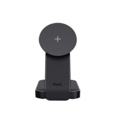 Trust Viro 3-in-1 Draadloze Magnetische Oplaadstandaard – Draadloze oplader standaard – Geschikt voor iPhone Apple Watch en AirPods – Zwart - Afbeelding 6