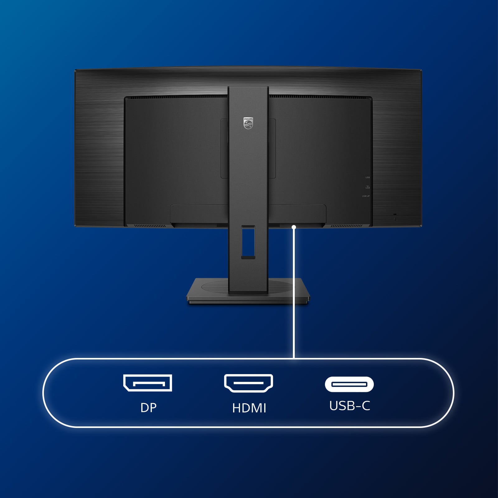 Philips B Line 346B1C/00 computer monitor 86,4 cm (34") 3440 x 1440 Pixels Quad HD LCD Zwart - Afbeelding 4