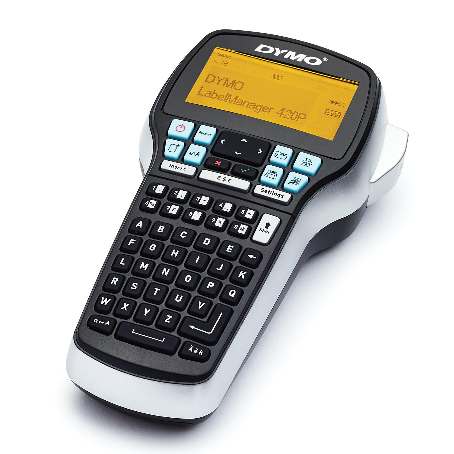 DYMO LabelManager 420P hoogpresterende oplaadbare draagbare labelmakerkit | ABC-toetsenbord met 4 rollen D1-labels en draagkoffer - Afbeelding 3