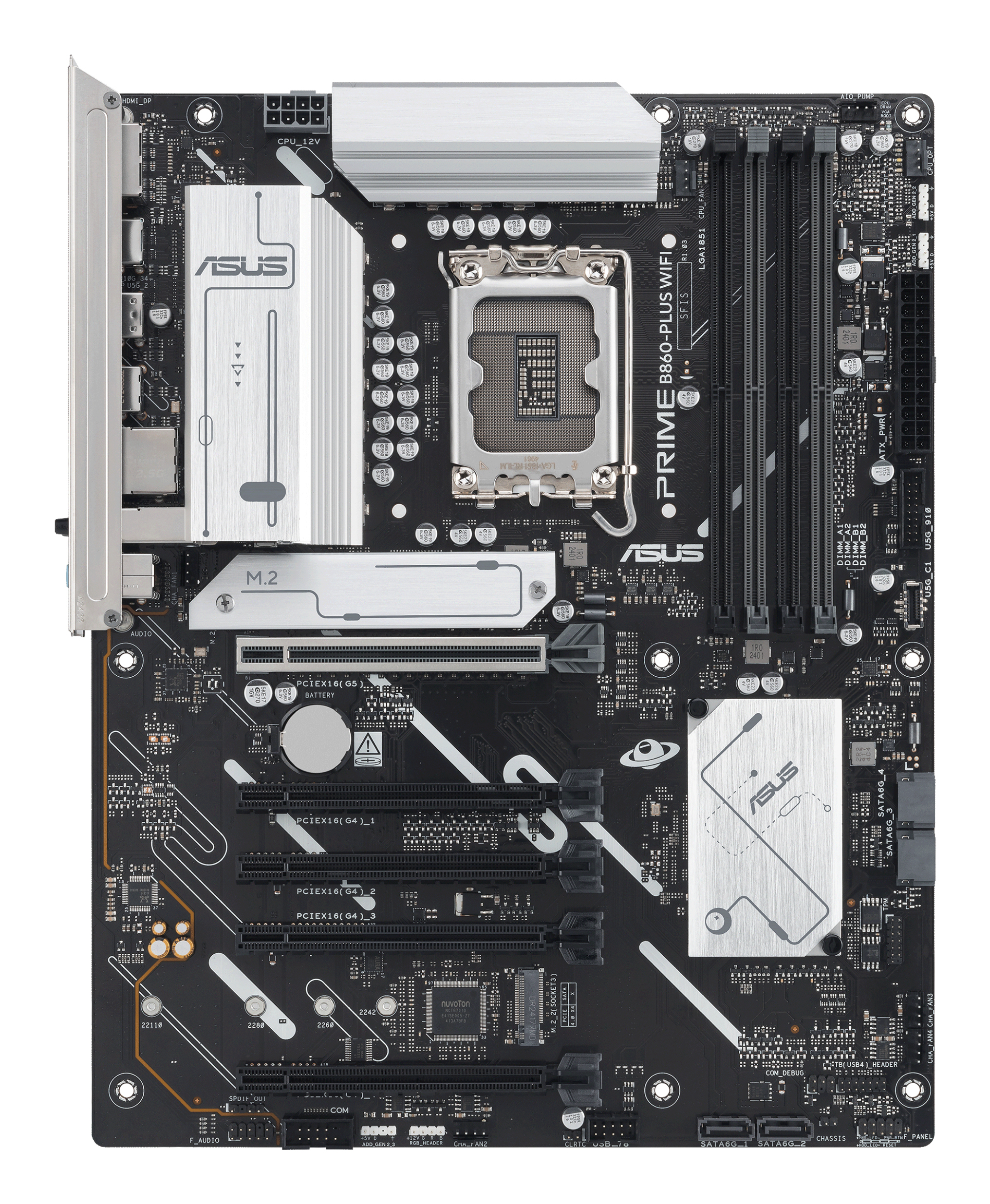 ASUS PRIME B860-PLUS WIFI Intel B860 LGA 1851 (Socket V1) ATX - Afbeelding 3
