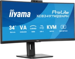 iiyama ProLite XCB3497WQSNPH-B1 computer monitor 86,4 cm (34") 3440 x 1440 Pixels UltraWide Quad HD LED Zwart - Afbeelding 5