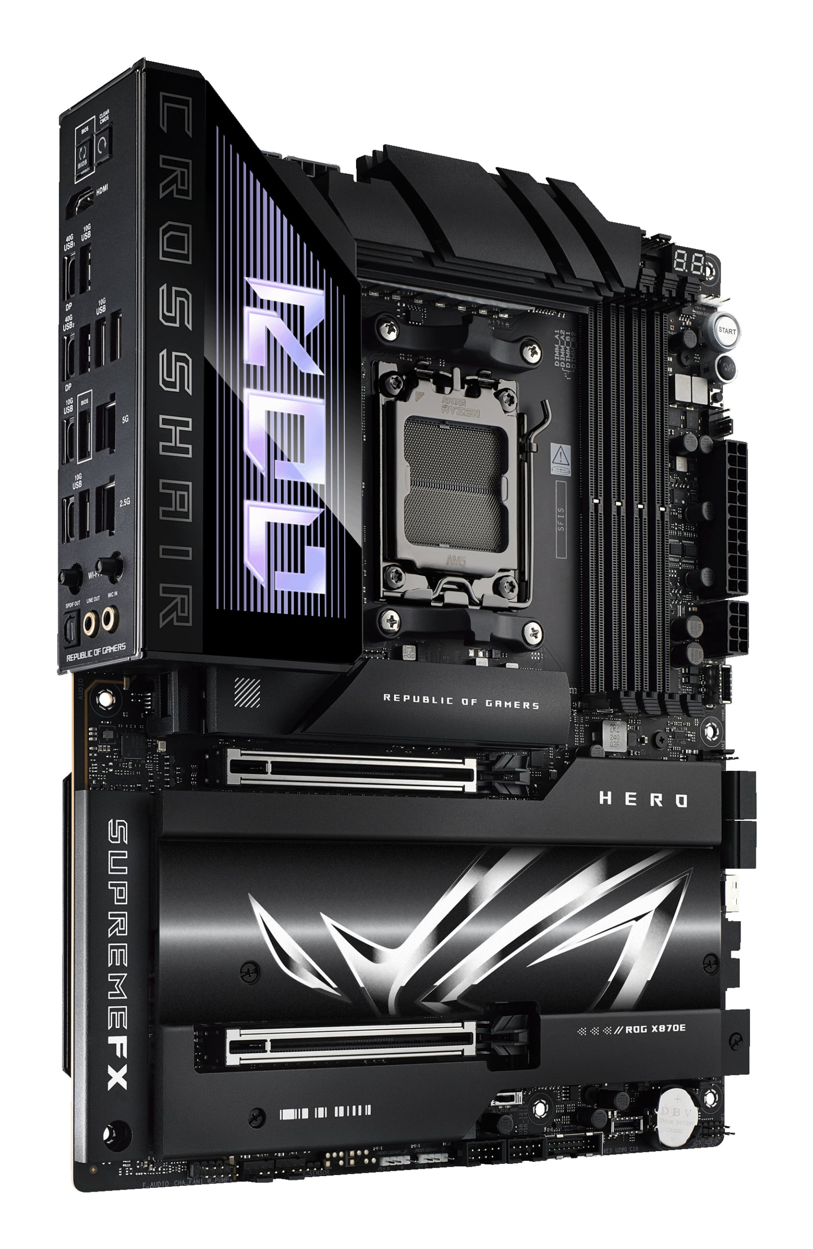 ASUS ROG CROSSHAIR X870E HERO AMD X870E Socket AM5 ATX - Afbeelding 5