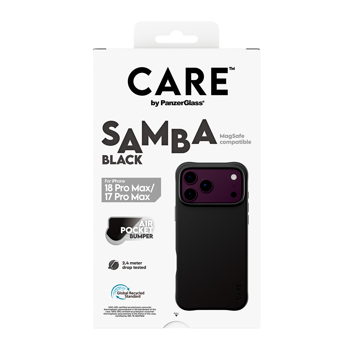 PanzerGlass CARE™ by ® Samba Case Black w. MagSafe iPhone 2026 Pro Max | 17 Pro Max mobiele telefoon behuizingen Hoes Transparant - Afbeelding 4