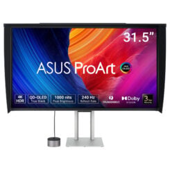 ASUS ProArt OLED PA32UCDMR-K computer monitor 80 cm (31.5") 3840 x 2160 Pixels 4K Ultra HD QD-OLED Zwart, Zilver