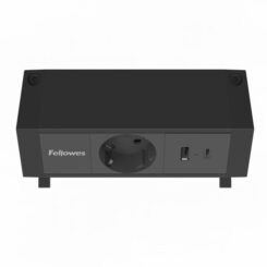 Fellowes 100137172 power uitbreiding 2 m 1 AC-uitgang(en) Binnen Zwart - Afbeelding 4