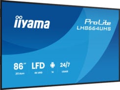 iiyama LH8664UHS-B3AG beeldkrant Digitale signage flatscreen 2,17 m (85.6") Wifi 500 cd/m² 4K Ultra HD Zwart Type processor Android 24/7 - Afbeelding 5