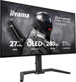 iiyama G-MASTER GOB2701QSC-B1 computer monitor 68,6 cm (27") 2560 x 1440 Pixels 2K Ultra HD OLED Zwart - Afbeelding 5