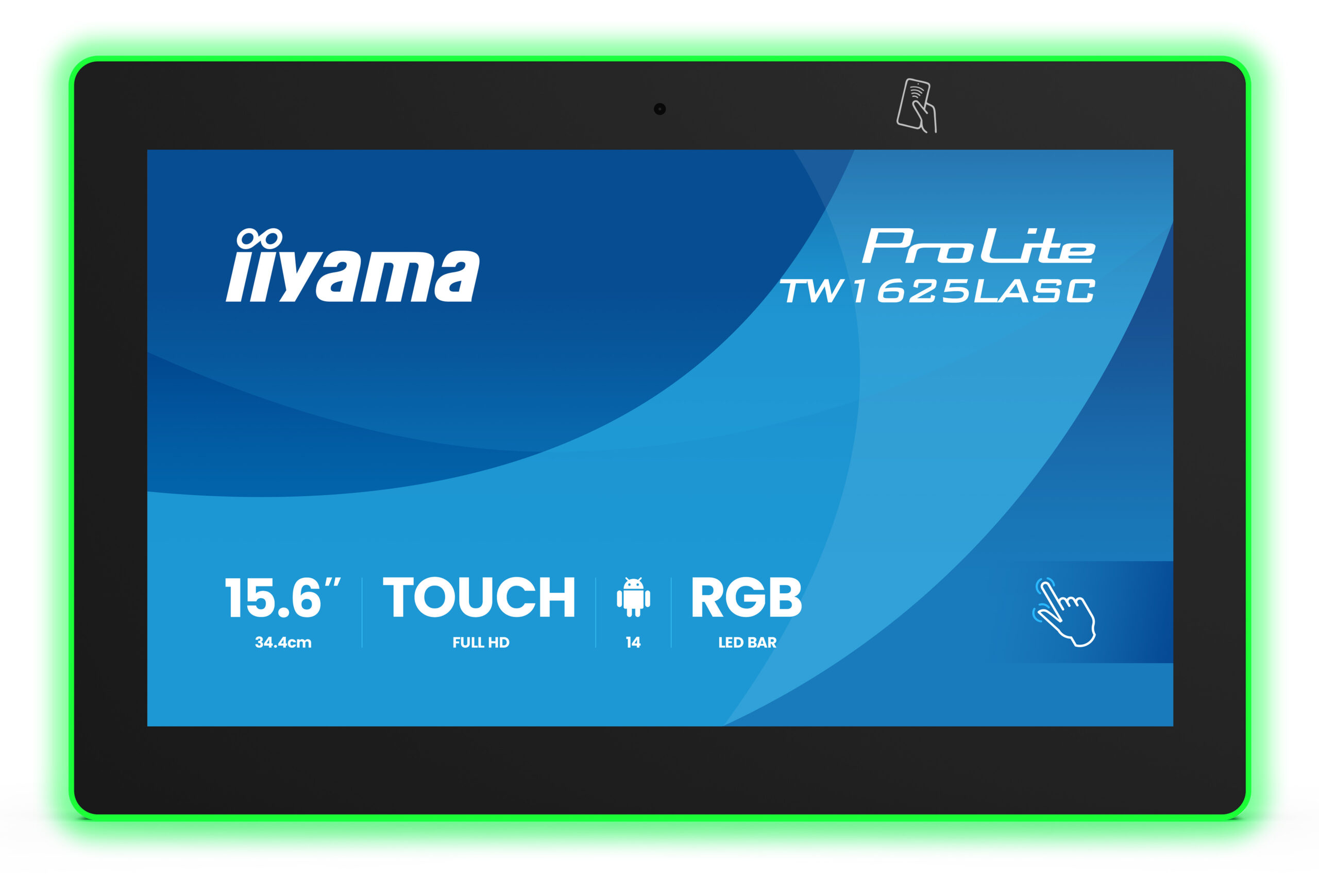 iiyama TW1625LASC-B3PNR scherm voor vergaderzalen 39,6 cm (15.6") 1920 x 1080 Pixels LED Wi-Fi 6 (802.11ax), Wi-Fi 5 (802.11ac), Wi-Fi 4 (802.11n), 802.11g, 802.11a, 802.11b Zwart Bluetooth - Afbeelding 4