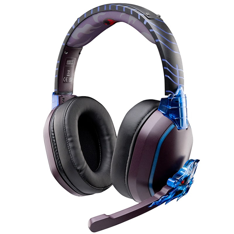Lexip Madara “Destruction” Naruto Shippuden Headset – Bluetooth, Met Afneembare Microfoon – Draadloos Op Pc, Nintendo Switch, Android, Ios En Tablet – Bedraad Op PS4, PS5 En Xbox - Afbeelding 3