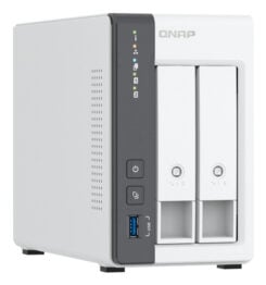 QNAP TS-216G data-opslag-server NAS Tower Cortex-A Cortex-A55 4 GB 0 TB Wit - Afbeelding 4