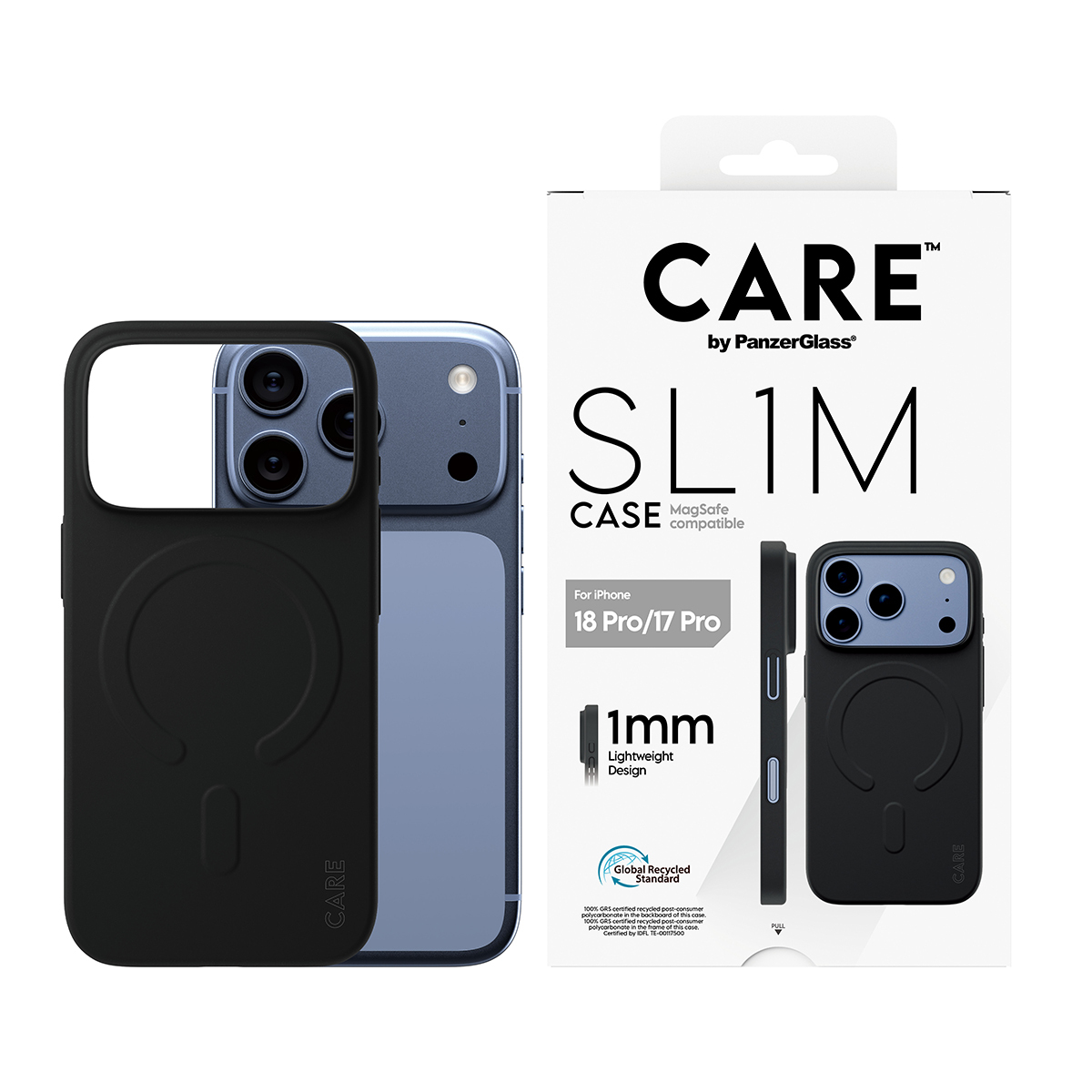 PanzerGlass CARE™ by ® SL1M Case Black w. MagSafe iPhone 2026 Pro | 17 Pro mobiele telefoon behuizingen Hoes Transparant - Afbeelding 3