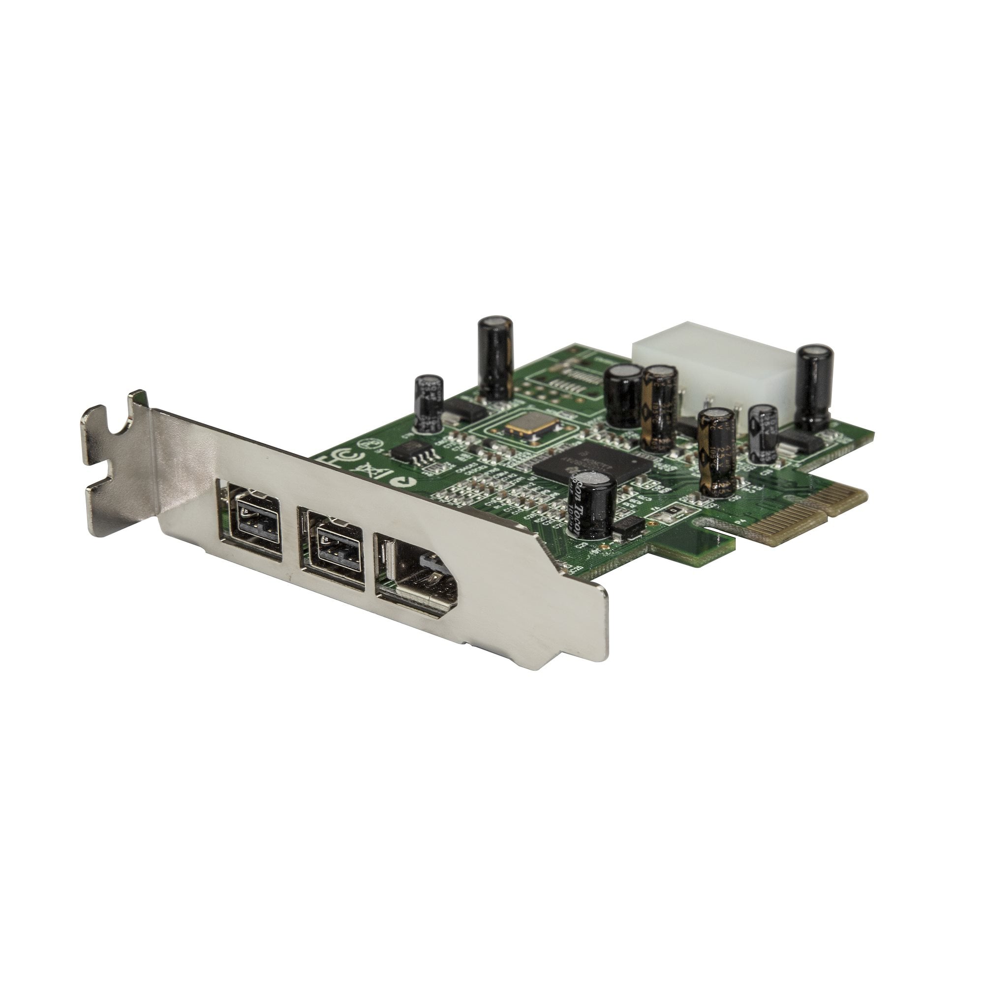 StarTech.com 3-poort 2b 1a Low Profile 1394 PCI Express FireWire Adapterkaart - Afbeelding 2