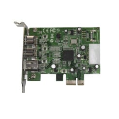 StarTech.com 3-poort 2b 1a Low Profile 1394 PCI Express FireWire Adapterkaart - Afbeelding 3