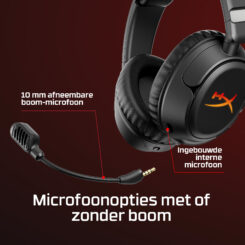 HyperX Cloud Flight 2 - Wireless Gaming Headset (White) - Afbeelding 6