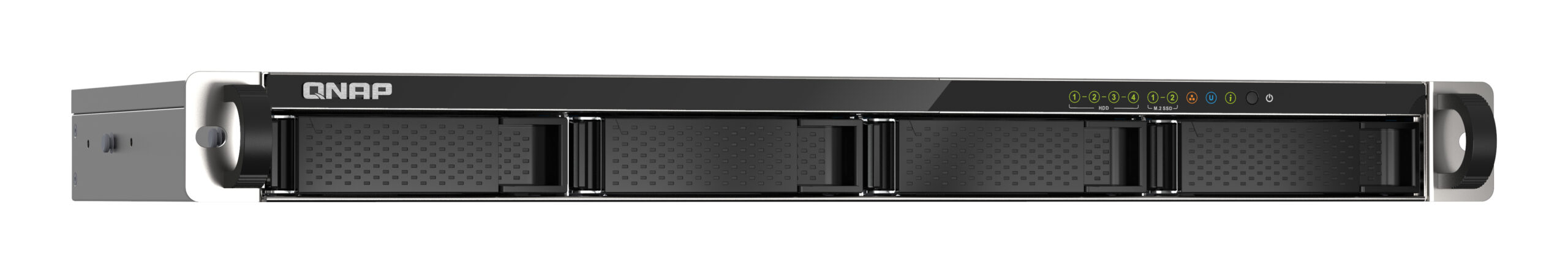 QNAP TS-435XEU NAS Rack (1U) Marvell CN9131 4 GB DDR4 0 TB QNAP QTS Zwart, Grijs - Afbeelding 5