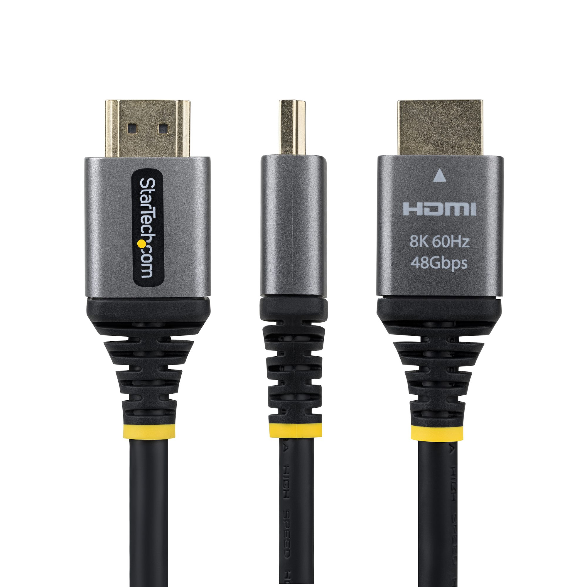 StarTech.com 30cm Gecertificeerde Ultra High Speed HDMI Kabel, 8K 60Hz/4K 120Hz, HDMI 2.1, HDR10+/eARC, 48Gbps, 8K HDMI, Monitor/TV/Display, flexibele TPE-mantel - Afbeelding 4
