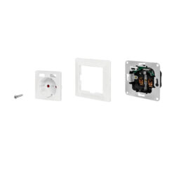 LogiLink PA0262 wandcontactdoos CEE 7/3 + USB Wit - Afbeelding 5