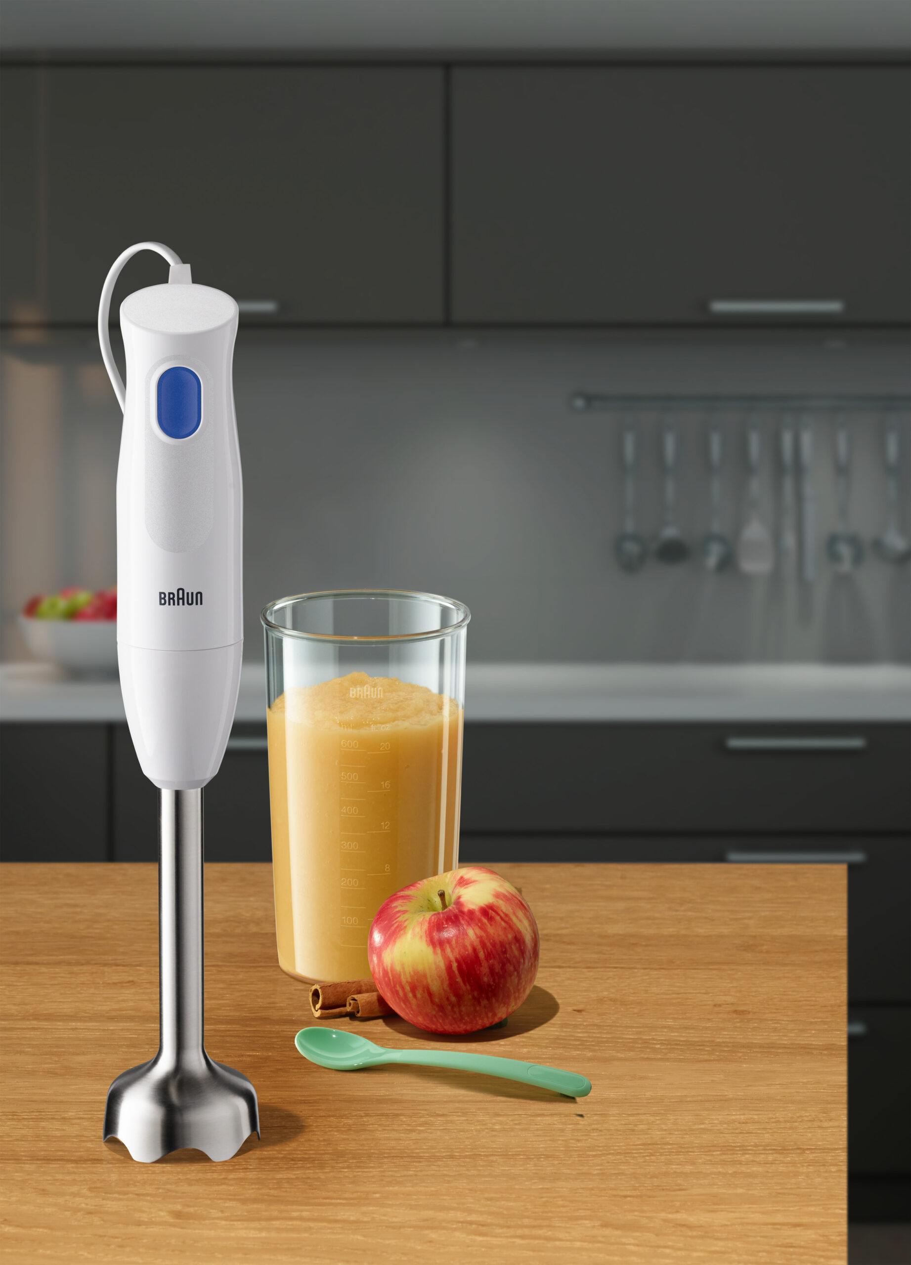Braun MultiQuick 1 MQ10.001M 0,6 l Staafmixer 450 W Blauw, Wit - Afbeelding 5