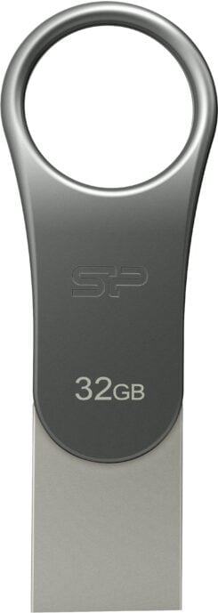 Silicon Power C80 Dual USB Pendrive Mobile 32GB USB-C Grey