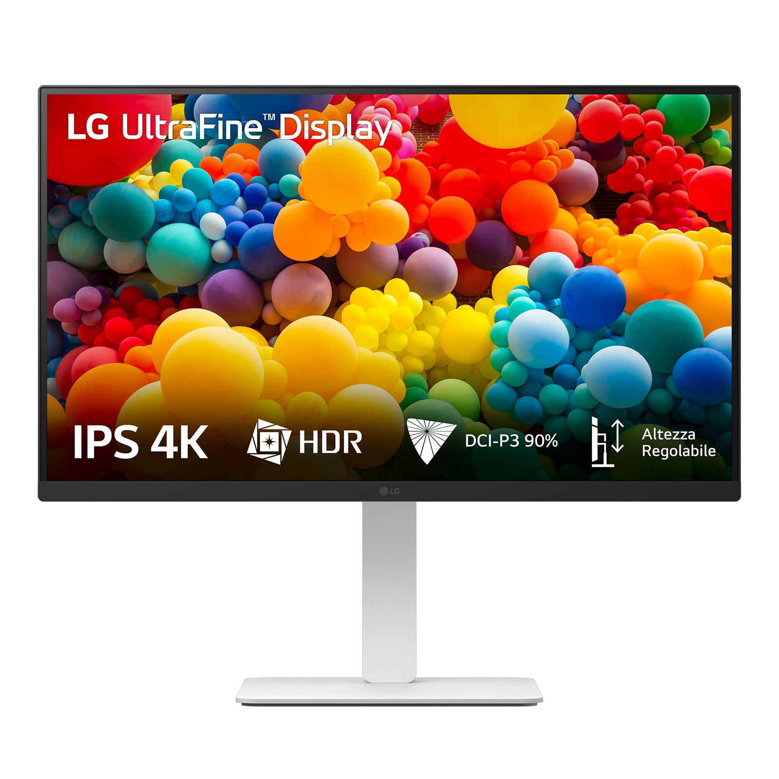 LG 27US550-W computer monitor 68,6 cm (27") 3840 x 2160 Pixels 4K Ultra HD LCD Wit - Afbeelding 2