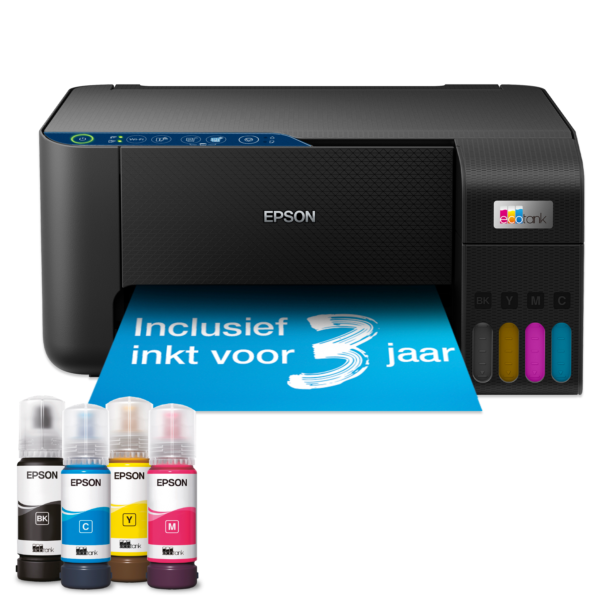 Epson EcoTank ET-2861 A4 multifunctionele Wi-Fi-printer met inkttank, inclusief tot 3 jaar inkt - Afbeelding 6