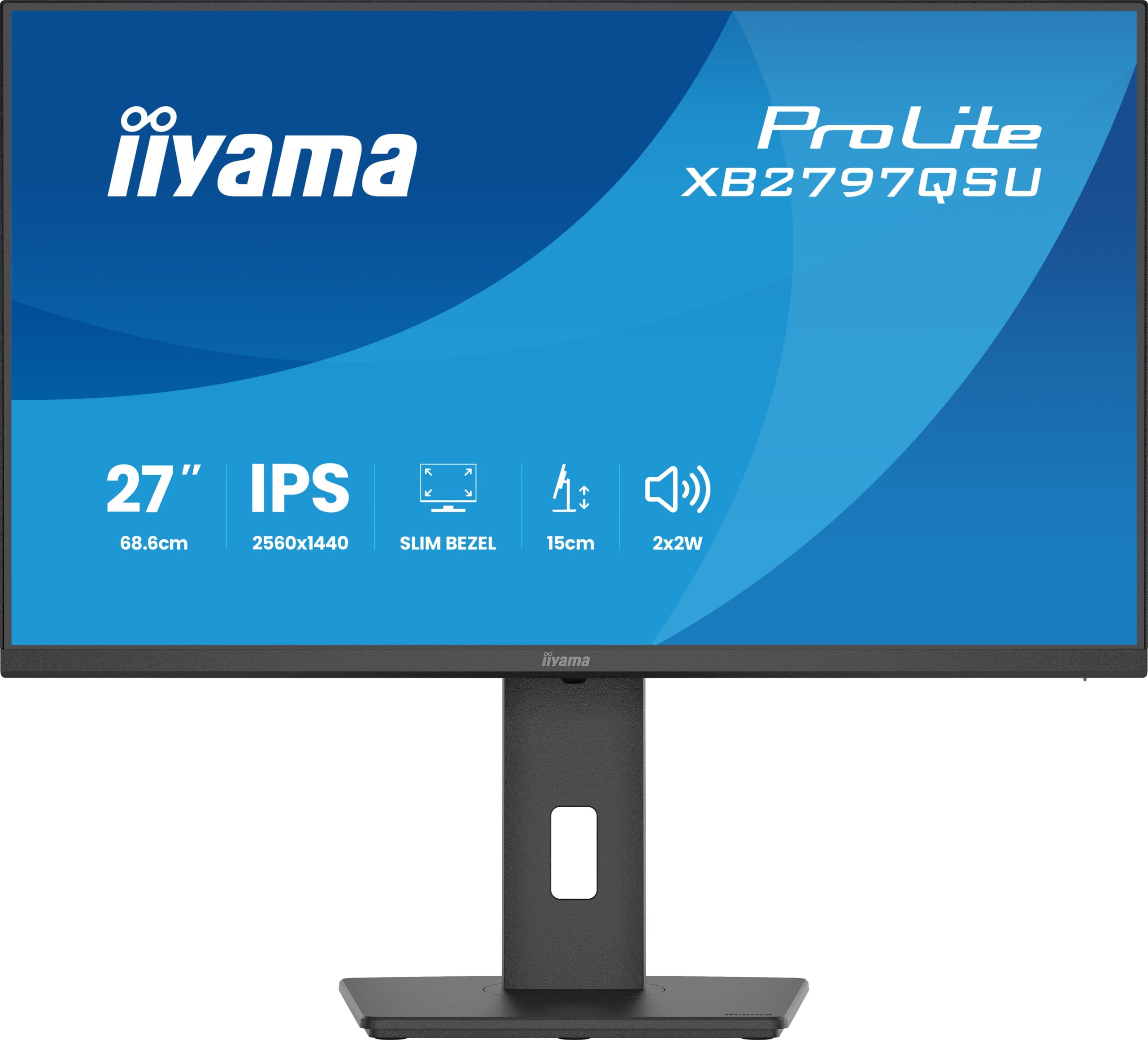 iiyama ProLite XB2797QSU-B1 computer monitor 68,6 cm (27") 2560 x 1440 Pixels Quad HD LED Zwart - Afbeelding 4