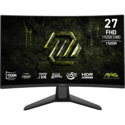 MSI MAG 274CF X24 computer monitor 68,6 cm (27") 1920 x 1080 Pixels Full HD Zwart