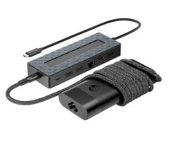 HP Universal USB-C-hub- en laptopladercombinatie - Afbeelding 4