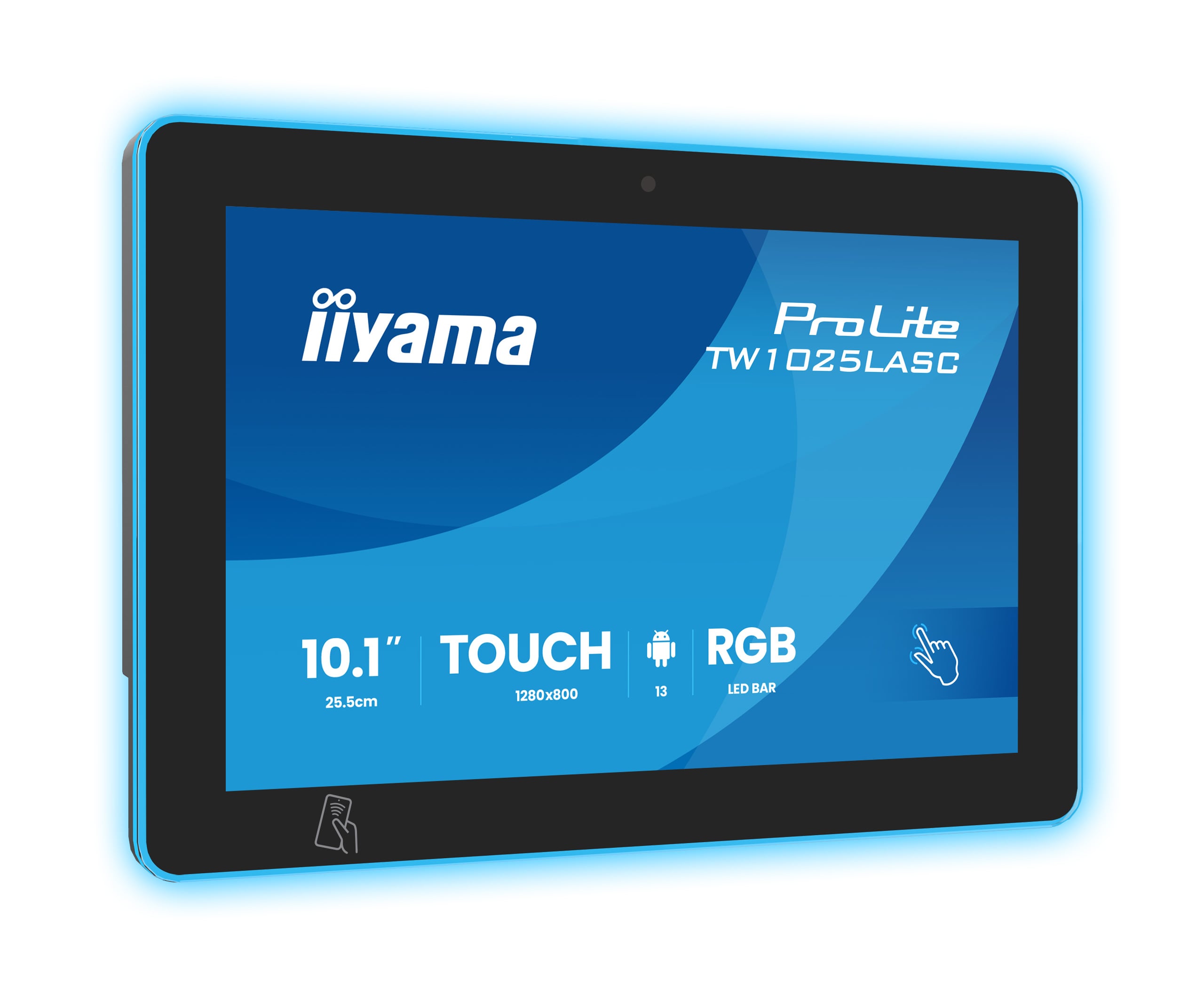 iiyama ProLite TW1025LASC-B3PNR computer monitor 25,6 cm (10.1") 1280 x 800 Pixels WXGA LED Touchscreen Multi-gebruiker Zwart - Afbeelding 2