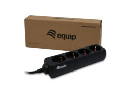 Equip 333281 power uitbreiding 1,1 m 4 AC-uitgang(en) Zwart - Afbeelding 3