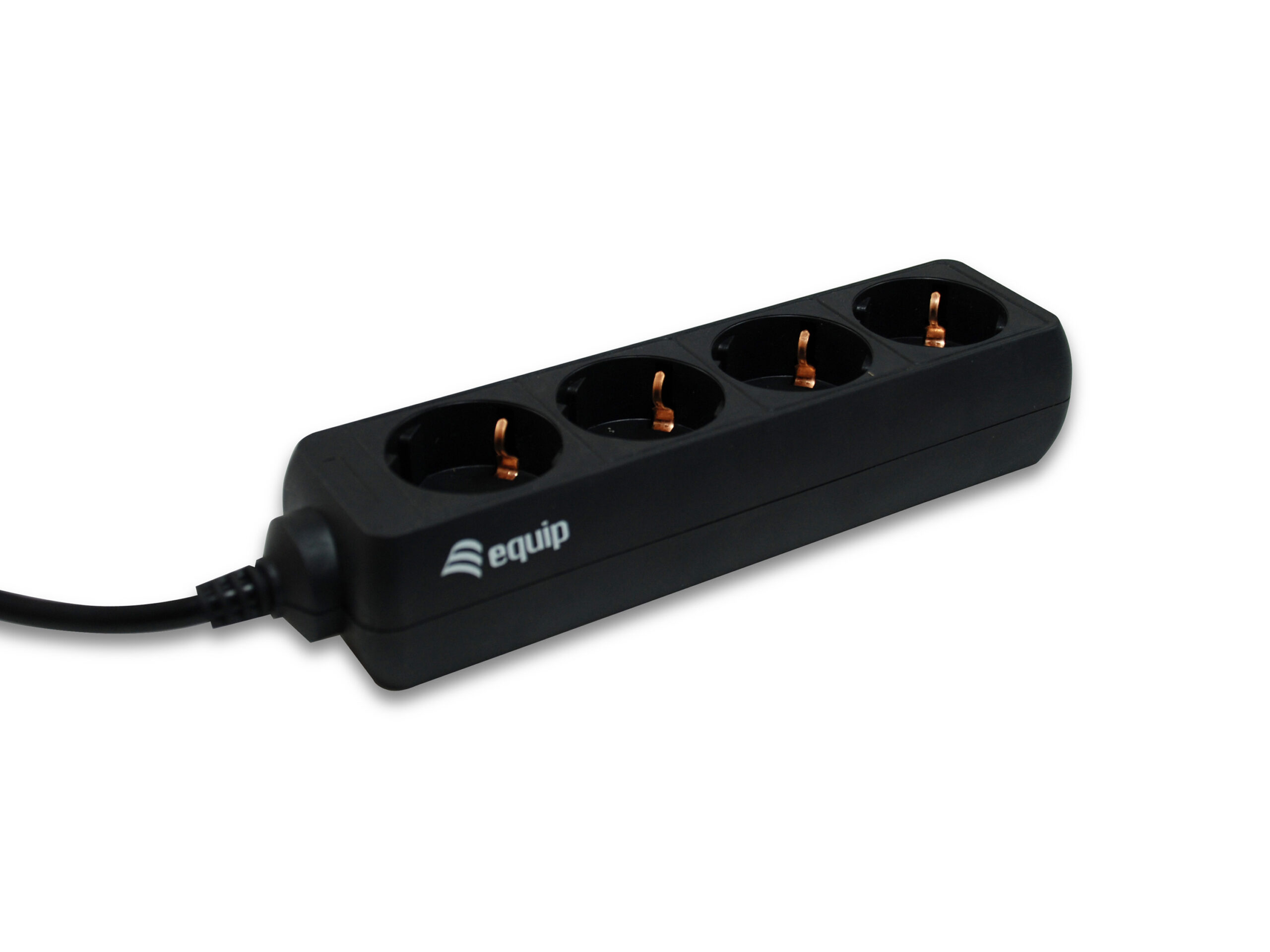 Equip 333281 power uitbreiding 1,1 m 4 AC-uitgang(en) Zwart - Afbeelding 2