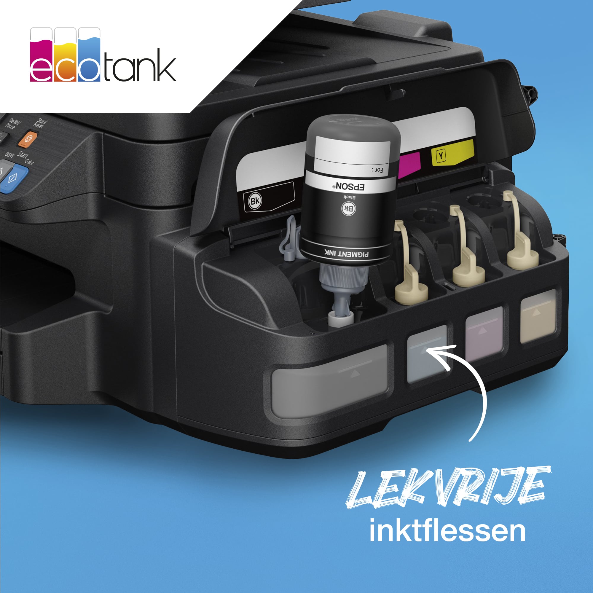 Epson 664 EcoTank inktfles geel - Afbeelding 5