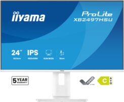 iiyama ProLite XB2497HSU-W1 computer monitor 60,5 cm (23.8") 1920 x 1080 Pixels Full HD LED Wit - Afbeelding 3