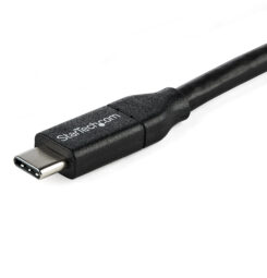 StarTech.com 1m USB-C Laadkabel, Fast Charge & Sync Type C Kabel, 100W (5A) PD, USB 2.0, USB-IF Gecertificeerd - Zwarte USB Oplaadkabel - Afbeelding 4