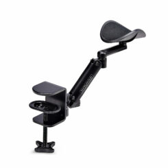 StarTech.com Verstelbare Armsteun voor Bureau, Ergonomische Arm/Elleboogsteun, 360-graden Rotatie, Kleminstallatie zonder Boren, Zwart - Afbeelding 3